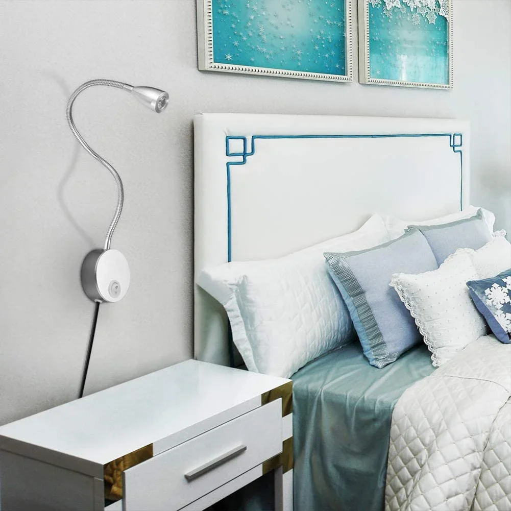 Настенный светильник с вращением на 360 градусов