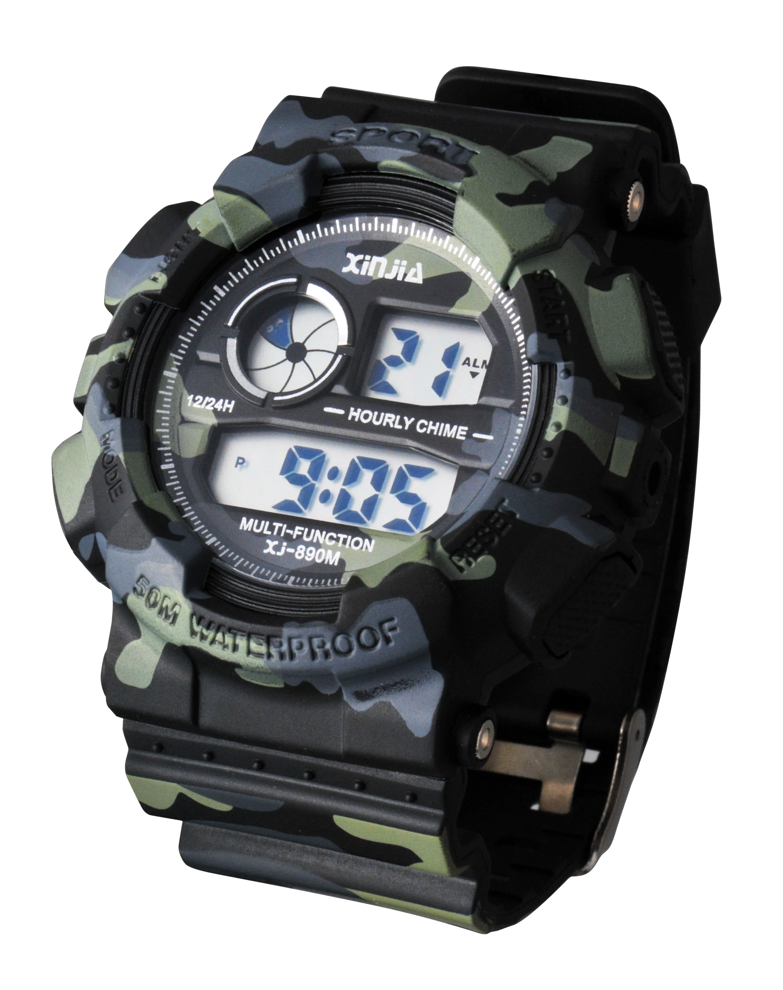 XINJIA Fashion Water Resistant 50M Digital Watch for Camouflage Color Watch Sport Digital Watch Relogio g Shock
