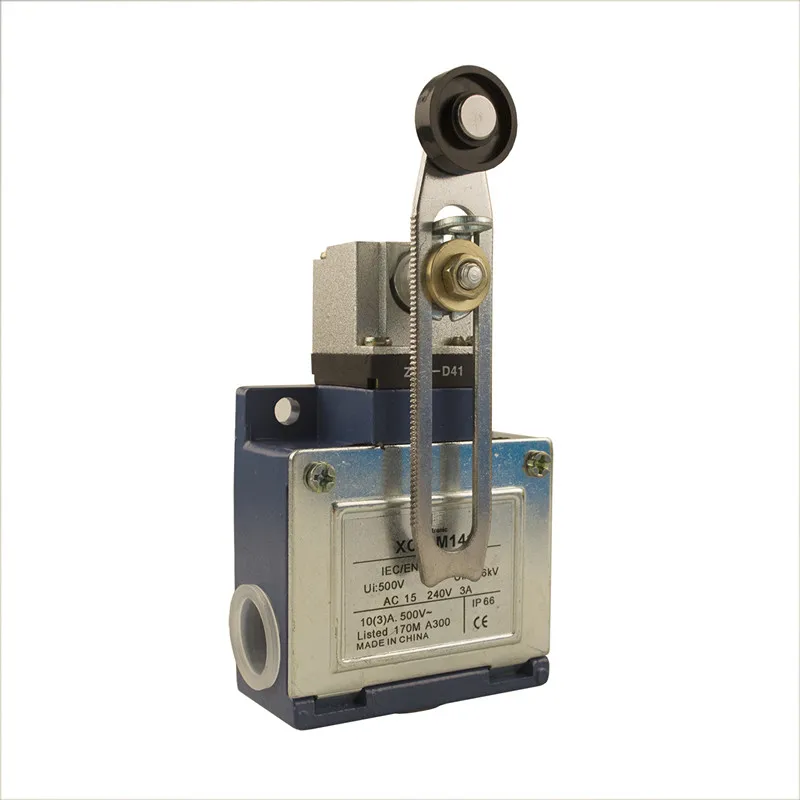 Newest mini IP66 waterproof adjustable roller arm Limit Switch XCK-M141