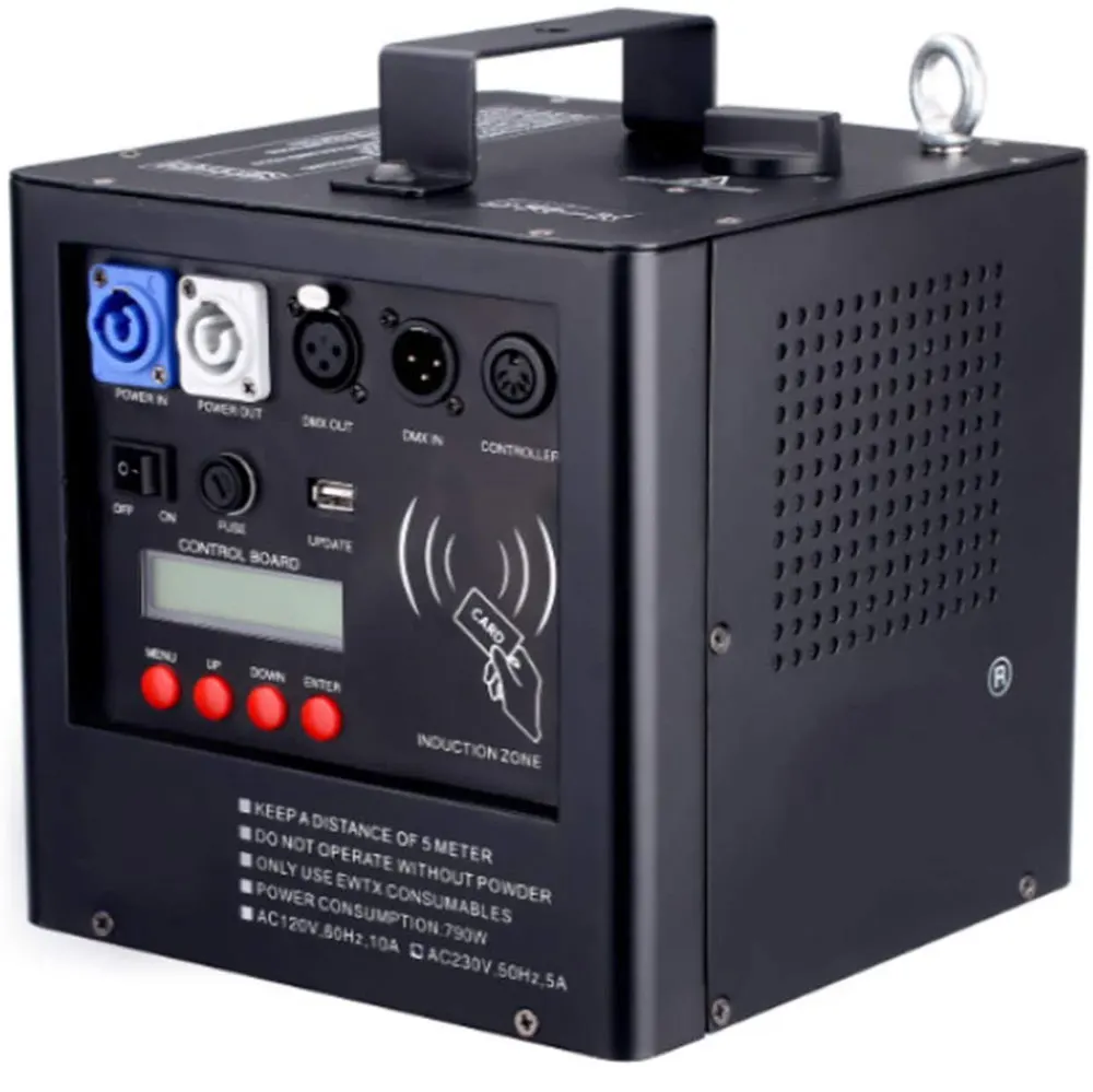 600W Mini Fireworks Machine Cold Fountain Spark Machine,Firework Effect Machines with Remote Control ,2-5M