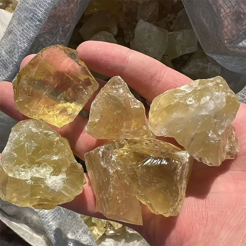 Wholesale Natural Stone Citrine Quartz Raw Stone Crystal Rough Stone For Healing
