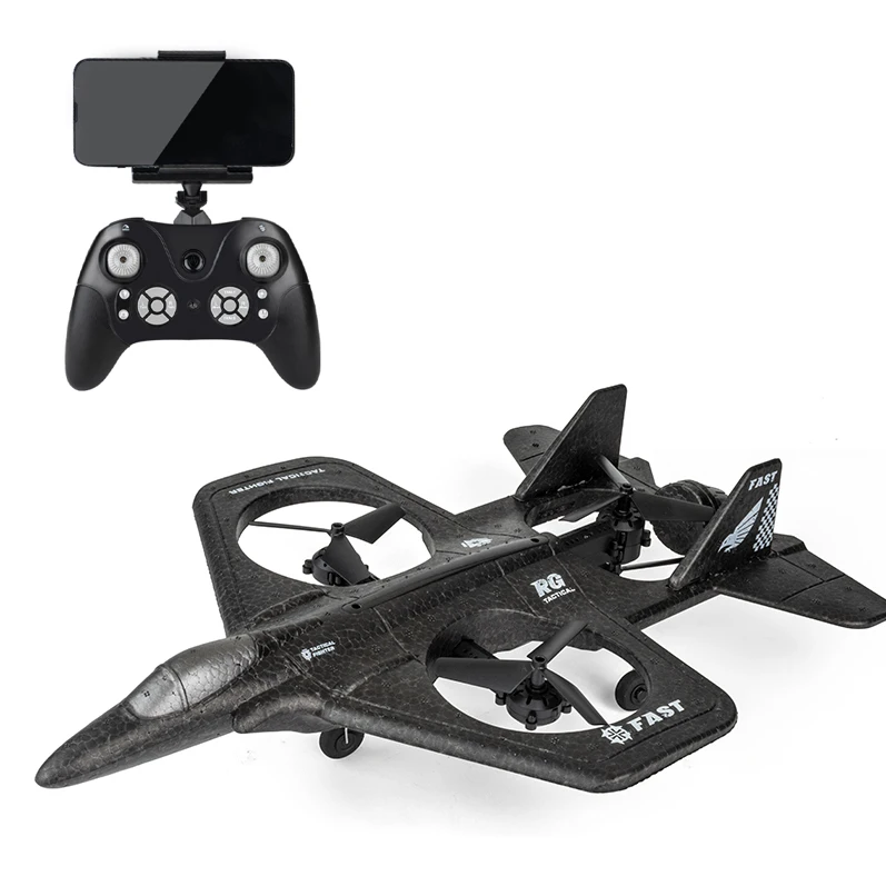 2022 EPP Aircraft Model Glider 2.4g Fighter Radio Control Foam Airplane with Camera