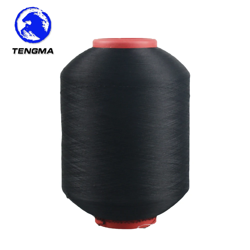 Top grade high elastic polyester spandex covered yarn for carpets 20 75 polyester spandex yarn