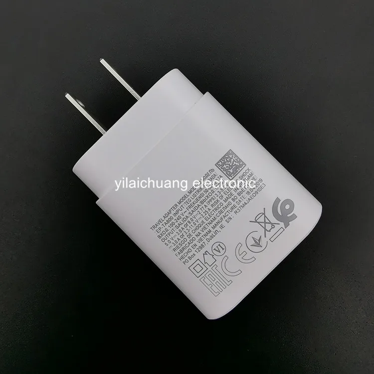 EP-TA800 25w адаптер USB кабель с разъемами типа c и Type-c note10 2in1 US зарядное устройство для samsung