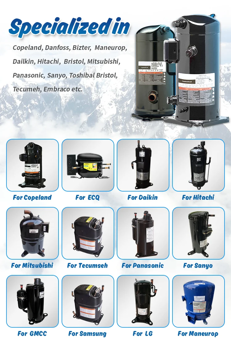 air condition refrigerator copeland compressor ZB15KQE for condensing unit