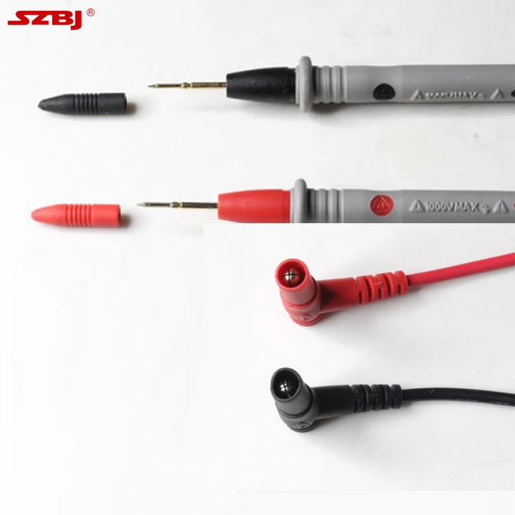  BM20AT 1000V 20A Silicone Probe Test Leads Wire Pen Universal Pin For Digital Multimeter Needle Tip Multi Meter