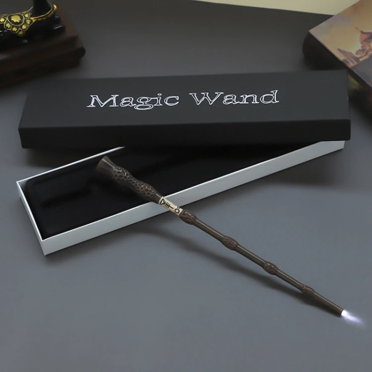Hot Sale LED Magic Wand Kids Mystery Wizard Sticks Harry Cosplay Includes Boxes Halloween Christmas New Year Decorations