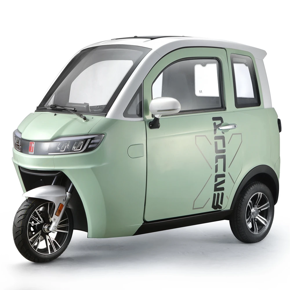 EEC COC approved 60V1500W 58Ah battery 3 wheel 2 seater mini ev electric car