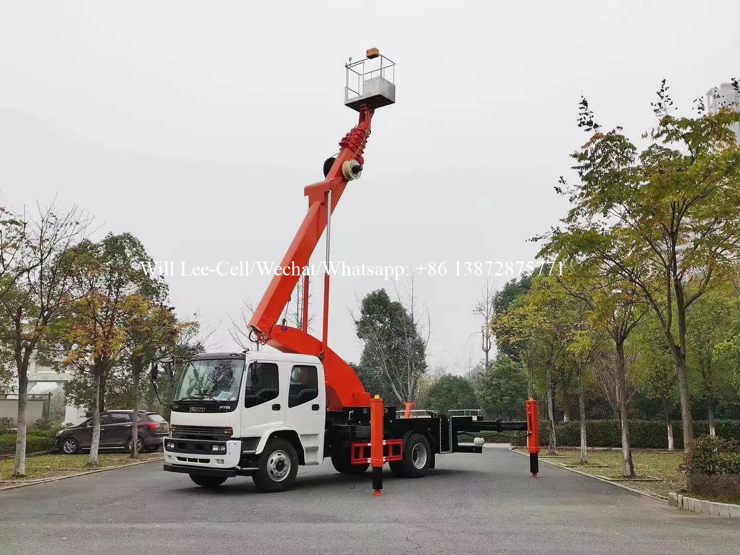 2021 FTR 40 м платформа для авиационной работы телескопический кронштейн грузового автомобиля с шасси