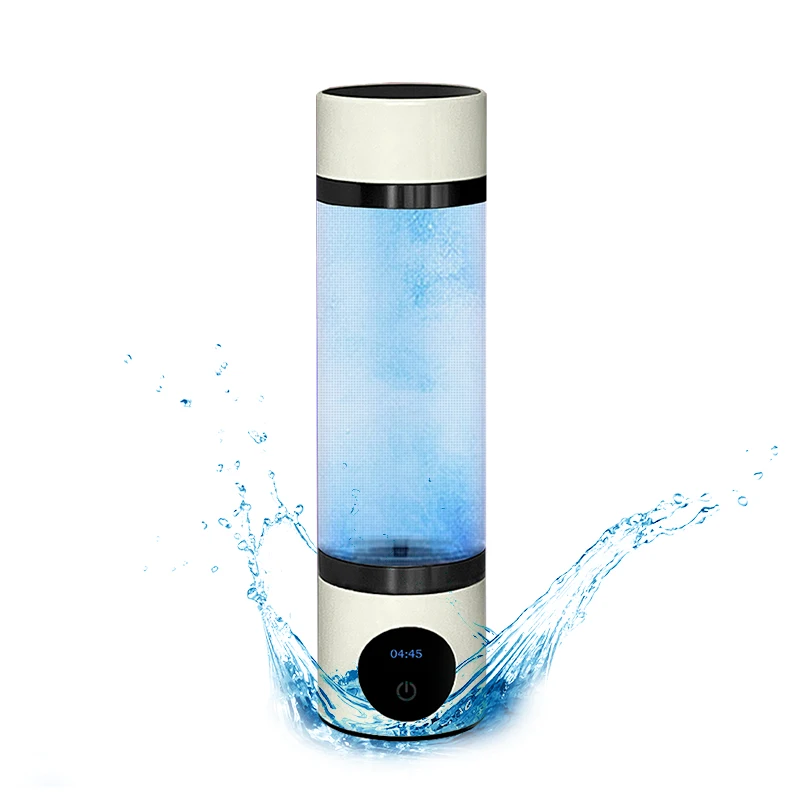 6000PPB hydrogen water bottle rechargeable portable hydrogen water generator, hydrogen generator with LED display screen