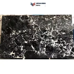 Фабричная мраморная плита из натурального роскошного Белого Мрамора, черная мраморная плита Bvlgari, черный мрамор для настенных напольных столешниц