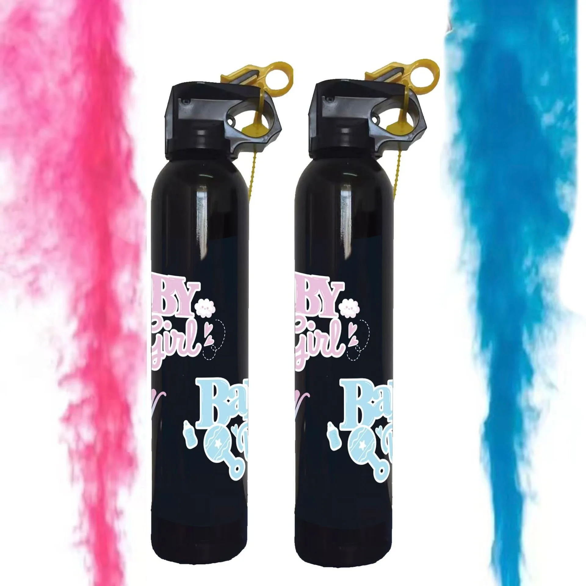 Blue Pink Gender Reveal Fire Extinguisher Party Supplies Gender Reveal Party Supplies Powder Blaster Spray Smoke Cannons