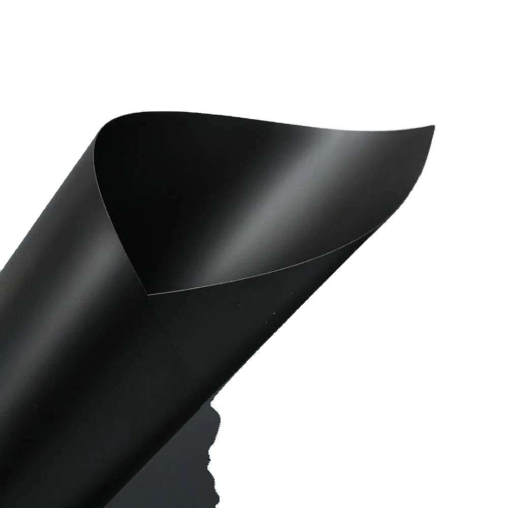 Factory supply Matte Black White PVC Sheet Plastic Rigid PVC roll for printing