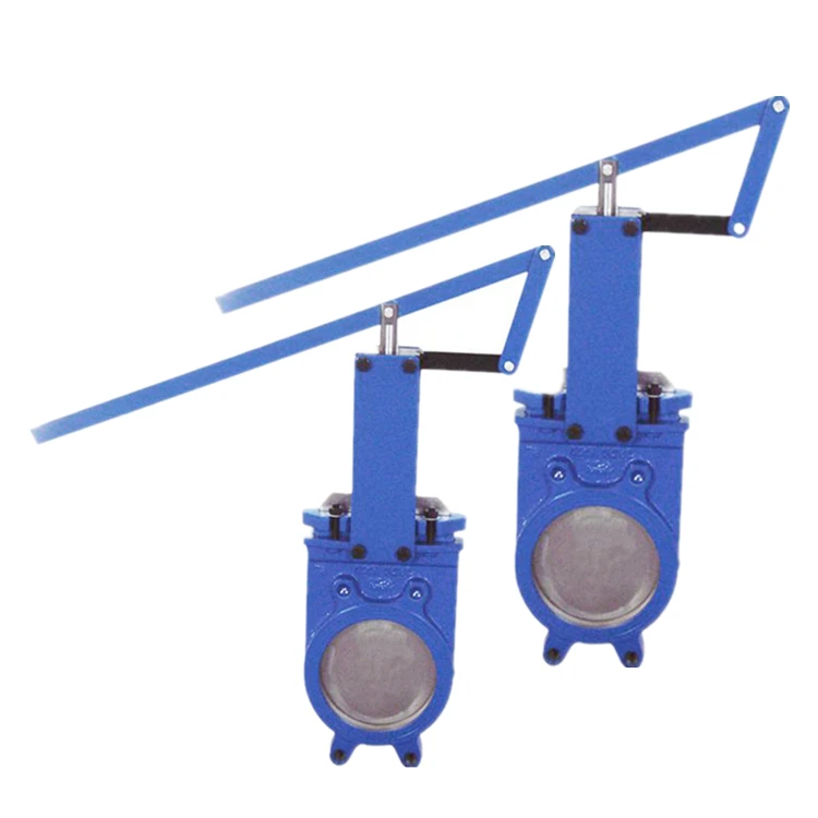 Lever Knife Shape Gate Valve with GGG40  Body PN10