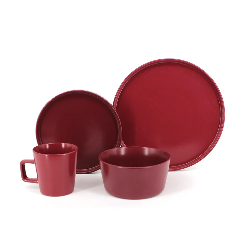 Оптовая продажа набор роскошных тарелок на заказ фарфоровая посуда