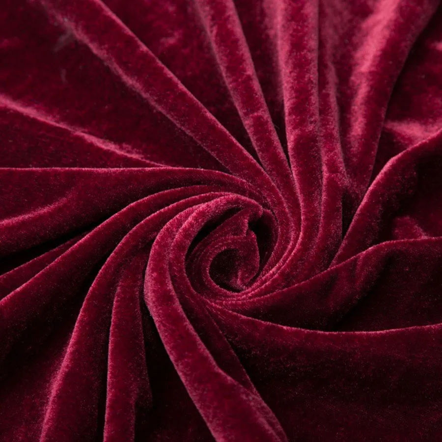 wholesale price per roll pano de fundo de veludo table cover velvet solid color curtain usage backdrop velvet fabric