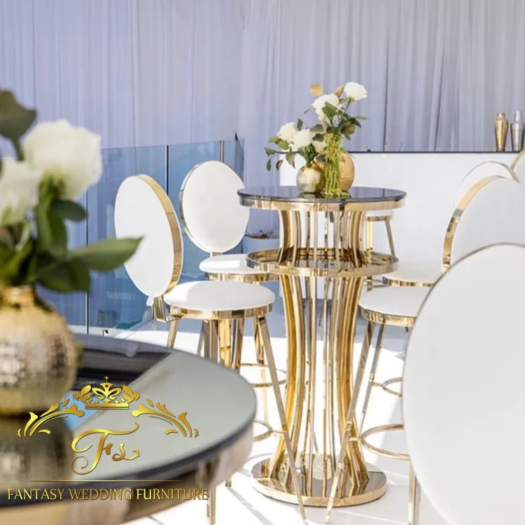 Modern design hign quality gold bar chair bar stool