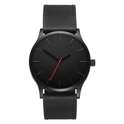 Reloj 2019 Fashion Large Dial Quartz Men Watch Leather Sport watches High Quality Clock Wristwatch Relogio Masculino