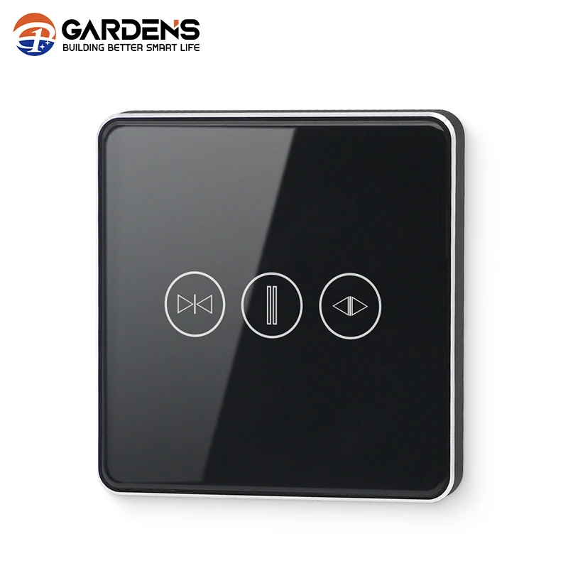 Garden Factory Price EU Glass Panel Tuya Smart Life Curtain Switch Touch Remote Control Interruptor Intelligent