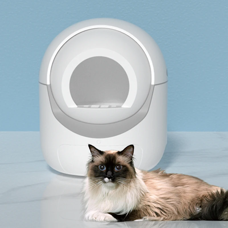 High Quality Automatic Cat Litter Box Support Factory Customization Cat Smart WiFi Electric Self Cleaning Litter Box