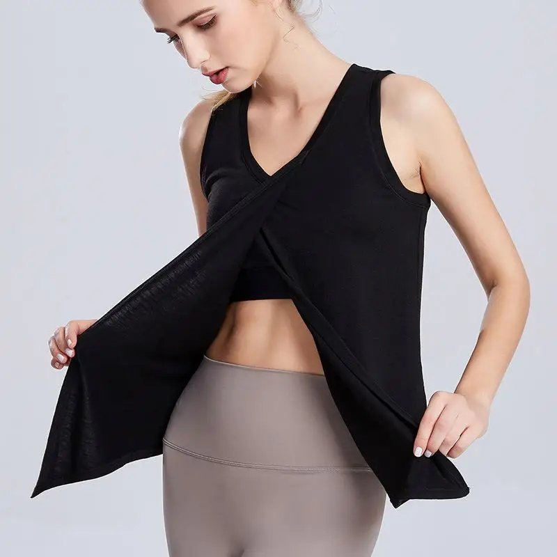 Женская майка для фитнеса, услуги дизайна одежды, небольшая индивидуальная одежда для йоги для девочек