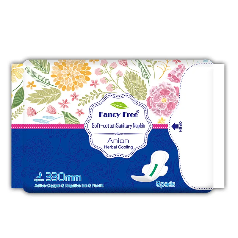 Fancy Free Sanitary napkin disinfection grade day night with no worry wholesale instant drying
