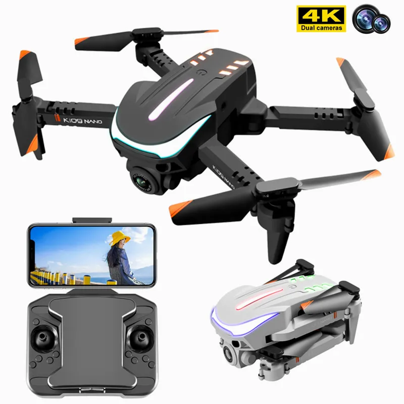 Flyxinsim K109 Nano Pocket Drone Camera,Small Drone Wifi With Camera,4K Mini Pocket Drones Toys