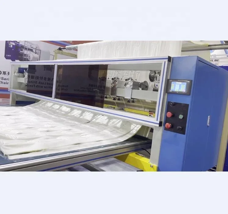 Computerized panel cutter for mattress quilting