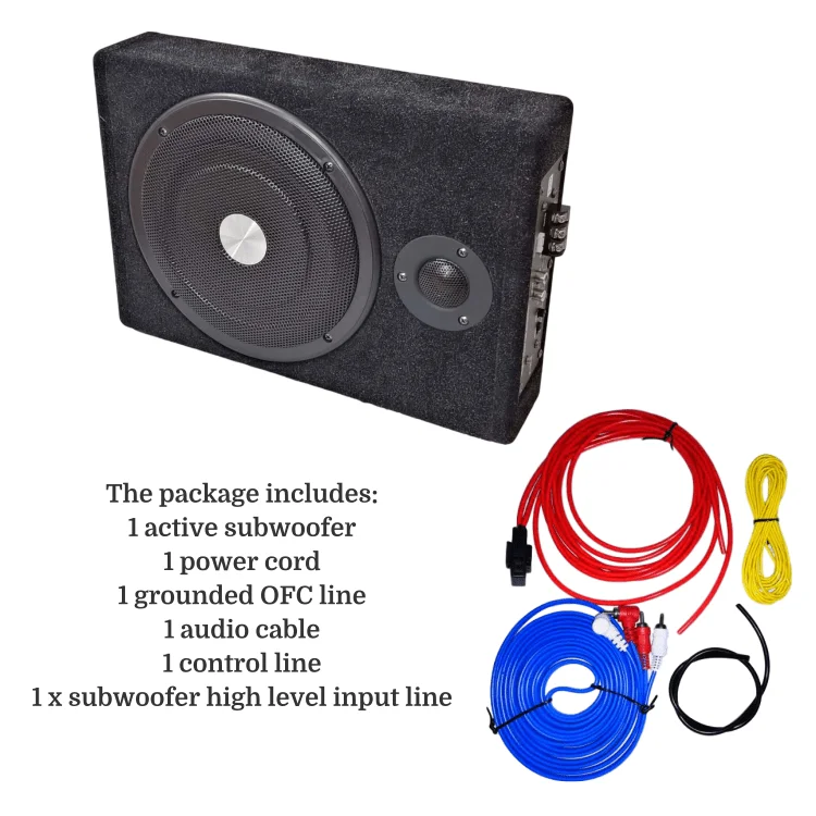 
high power low distortion with silk film treble 8 inch car subwoofer ultra-thin seat under the car audio speaker 