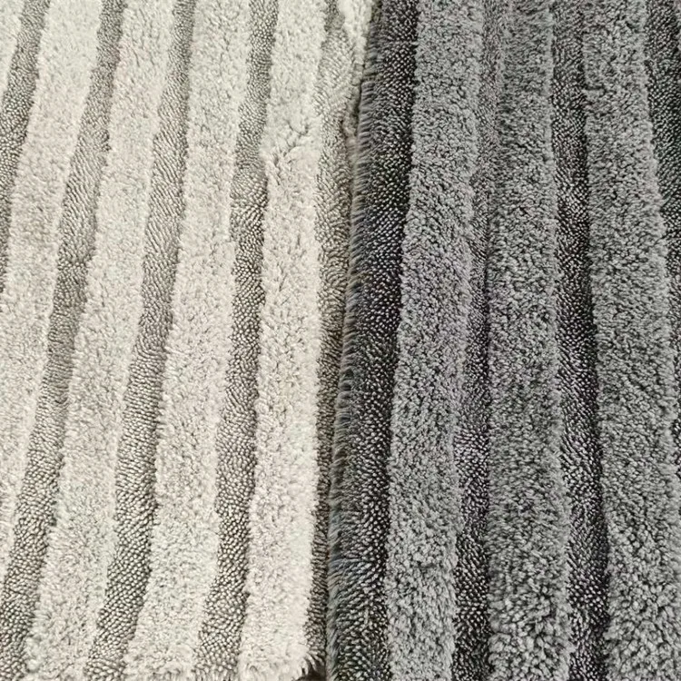 Strip The Fabric One By One For Amazon Hot Sale Premium single Layer Twisted Loop Microfiber Car Drying Towel In Roll Fabric