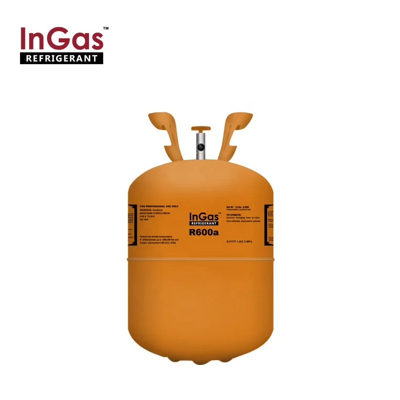 99.9% High Purity isobutane R600A refrigerant gas for air conditioner refrigeration