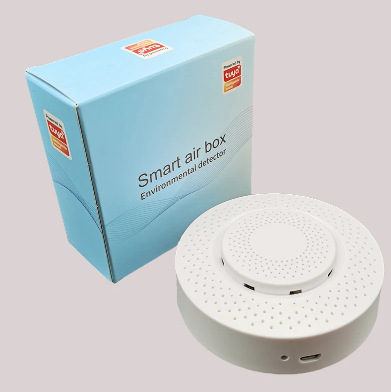 Tuya Smart Wifi Air Quality Detector VOC Gas Sensor Formaldehyde Temperature Humidity Smart Sensor