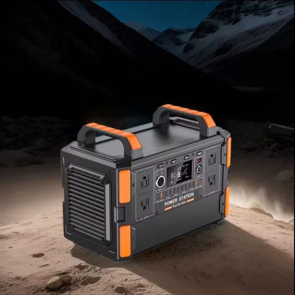 Новый походный портативный электростанция 1000Wh LiFePo4 солнечный генератор поддерживает 400 Вт солнечная панель зарядка с водонепроницаемой крышкой