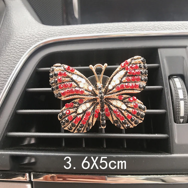 Car air conditioning air outlet perfume Color Butterfly car interior decoration deodorant female