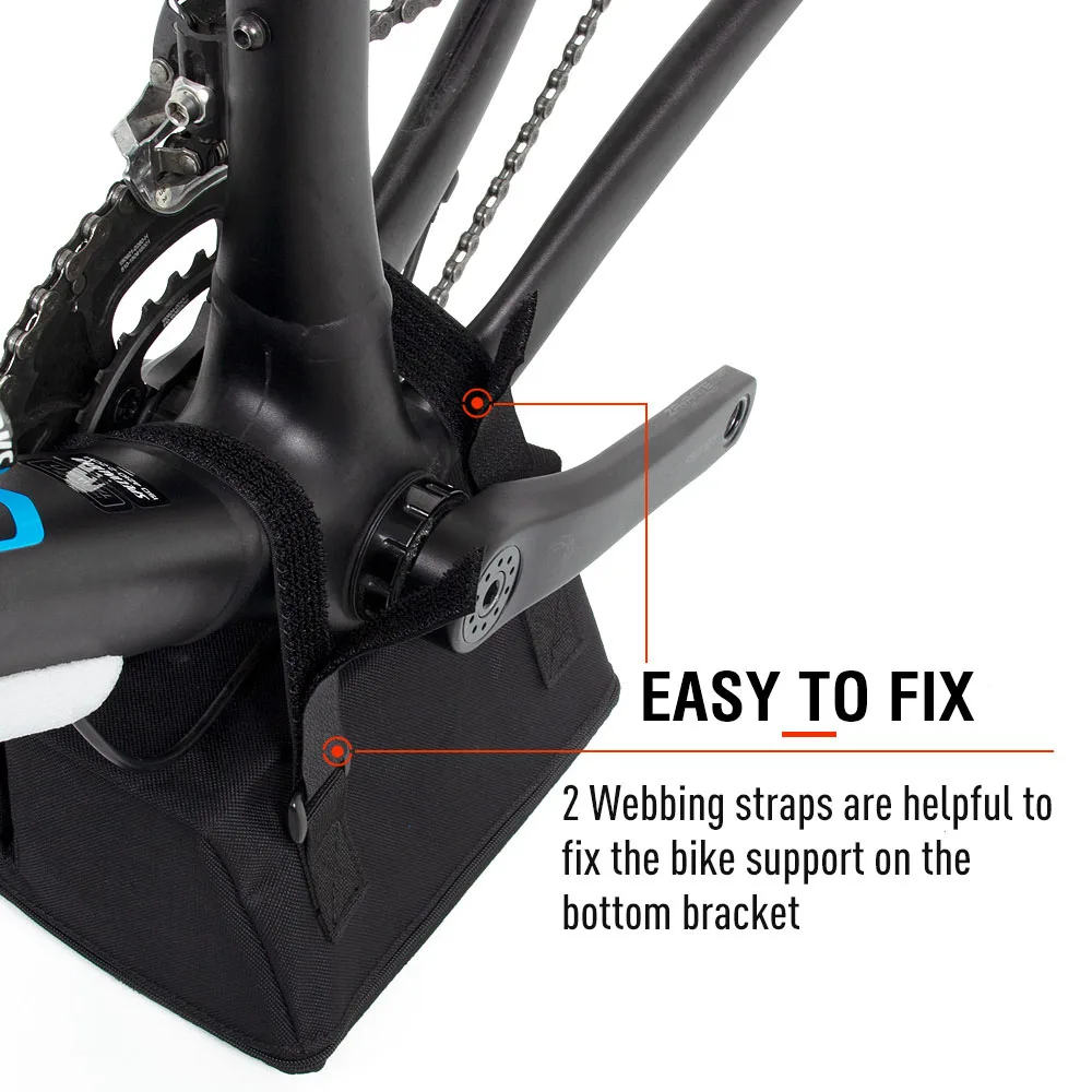 NOOYAH Bicycle Bag Crankset Transport Protector Pad MTB Road Bike Travel Case Support Cycling Equipment Accessories