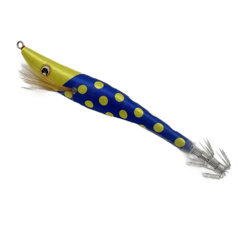 Newoem 100 г/120 г светящийся крюк для кальмаров приманка глубоководная деревянная креветка-Каракатица с японским трубчатым крючком легкая рыболовная