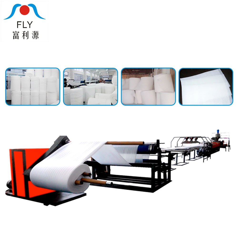 FLY150 epe foam custom cystosepiment sheet panel PE film extruder