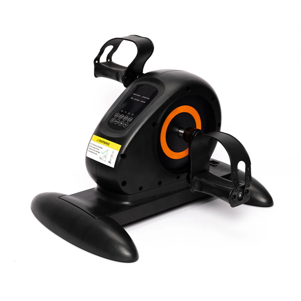 HACP-12B Indoor Mini Pedal Exerciser Under Desk Bike Elliptical Machine with Built in Display Monitor