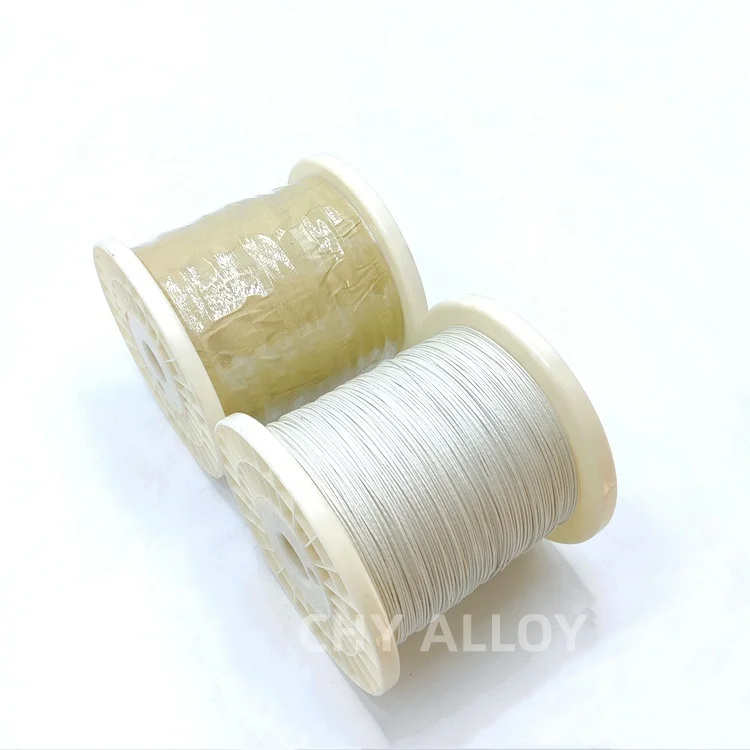 Ni80cr20 изолированный нихромовый нагревательный провод 0,5 мм, Стекловолоконный изолированный нихромовый провод