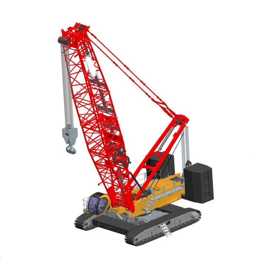 Chinese Biggest Crane SCC3200A-1 Max Lifting Capacity 320 Ton Huge Boom 86m Crawler with Factory