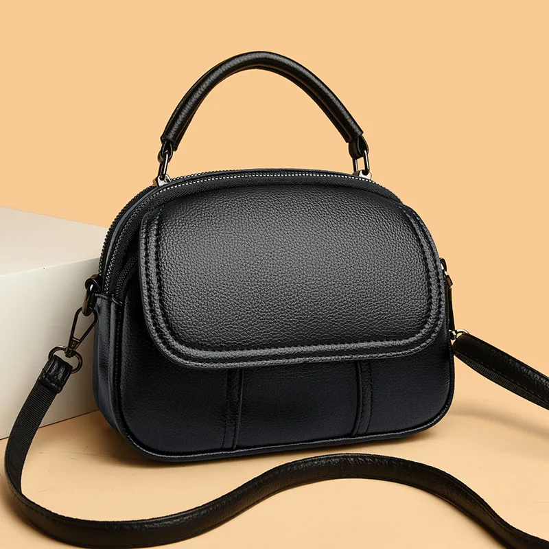 2024 new leather pu Lightness small crossover cross body bag for ladies fashion and high quality handbags