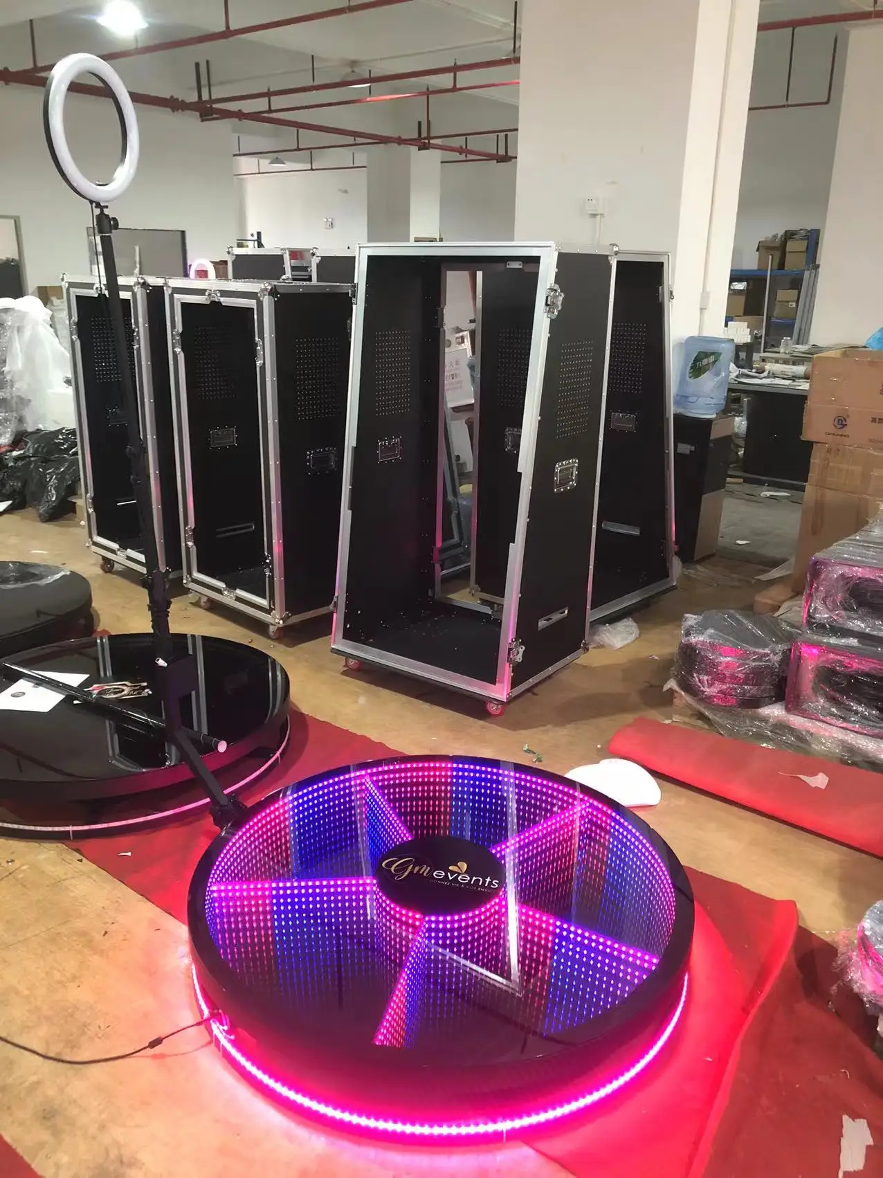 Factory Price Glass Platform Automatic Photo Booth Slow Motion Portable 360 Photo Booth 360 Photo Booth Machine