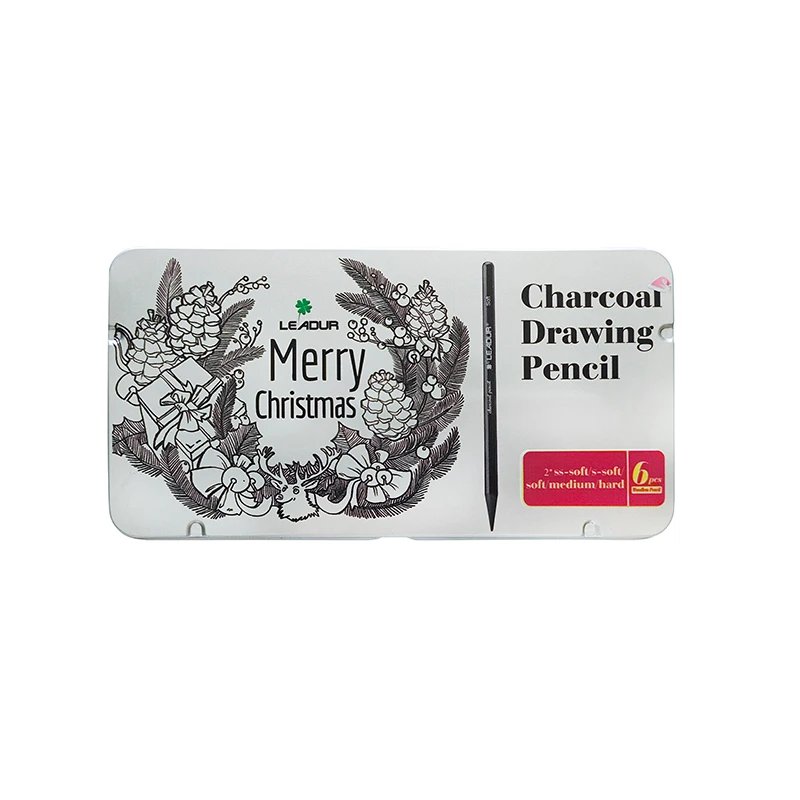 Exquisite gift charcoal pencils professional sketch pencil Charcoal Pencil for sketching 6 pcs