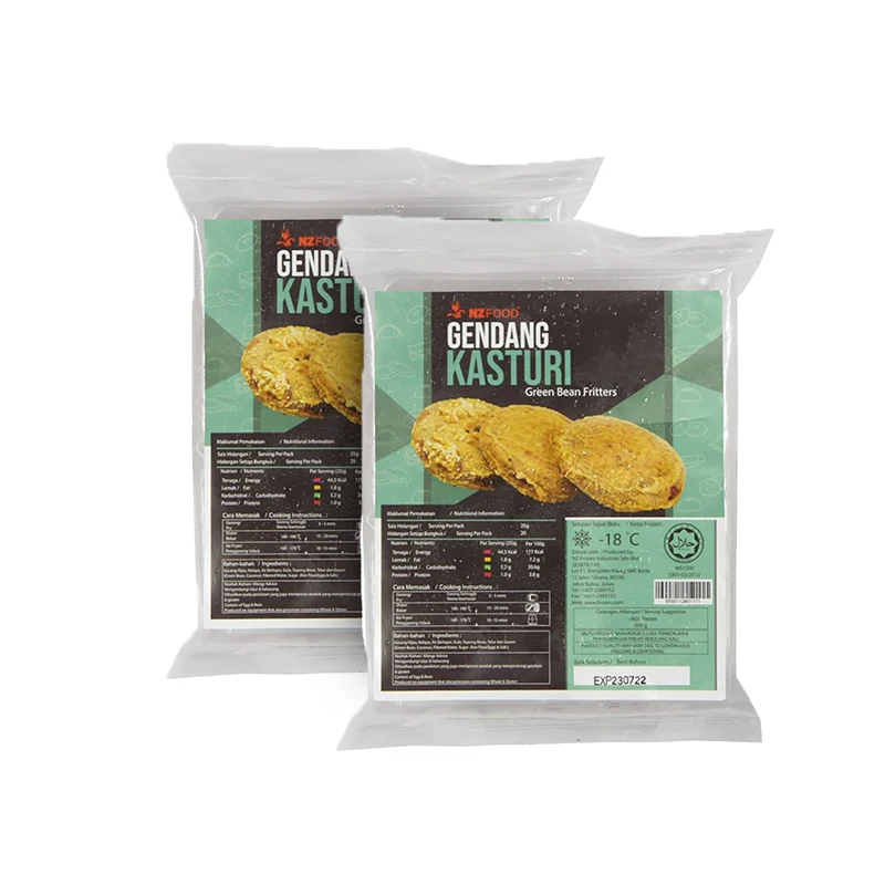 High Quality Hot Seller Tasty NZ Green Bean Fritters Combination Between Green Beans and Grated Coconuts