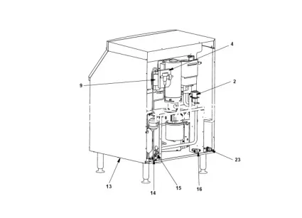 Manitowoc Ice 2001173 GEARMOTOR, PARALLEL-230V/50HZ
