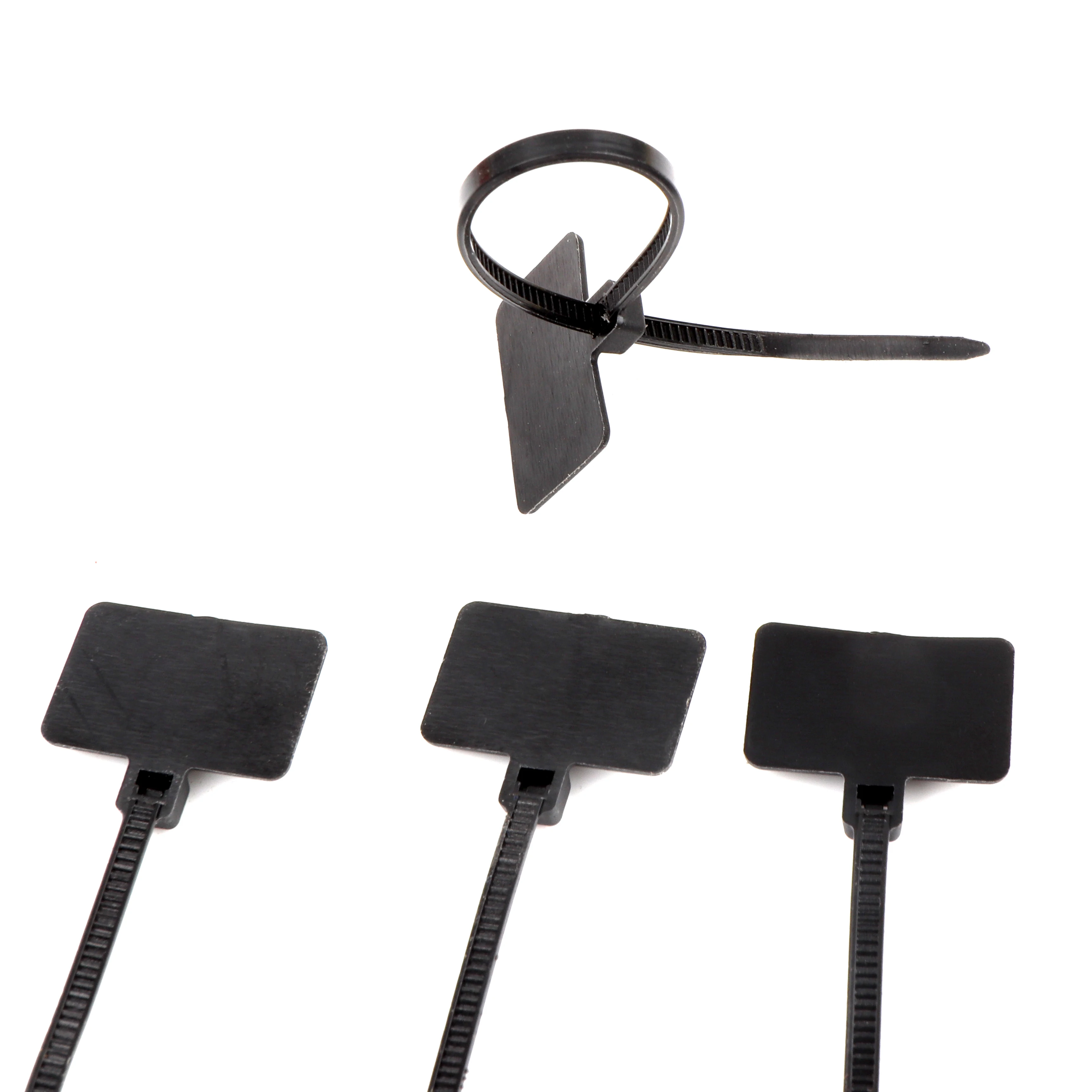 3*100 factory direct sale sign ties. Identification cable ties manufacturer for marker cable ties