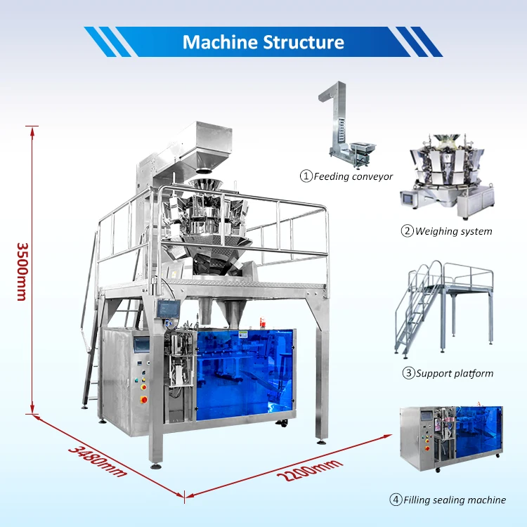 Automatic mothballs packaging equipment bubblegum packing machine