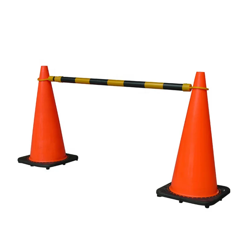 Hot Sales  Manufacturer Road Safety Temporary Telescoping Barricade Retractable Traffic Cone Barrier Bar