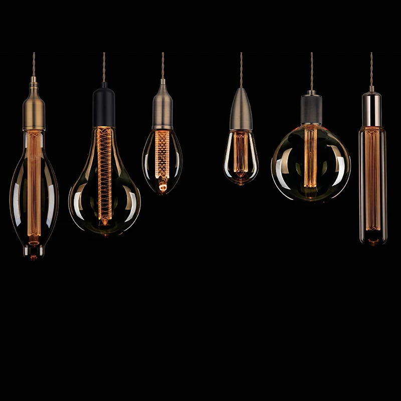 Retro Edison Light Bulb E27 220V 4W G95 Led Filament Incandescent Bulb Edison Bulb