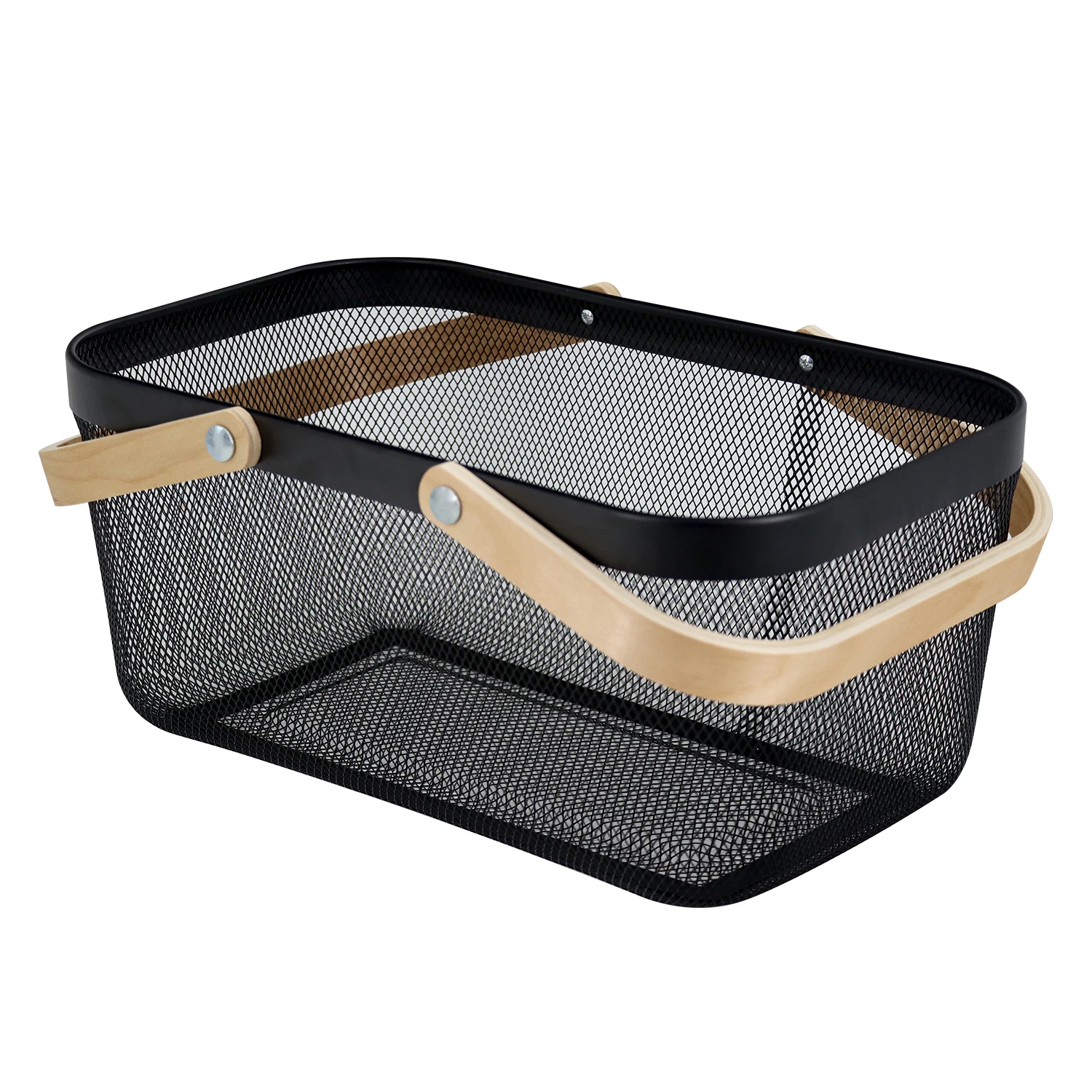 Wholesale metal Iron storage basket Hanging Kitchen Baskets for kitchen